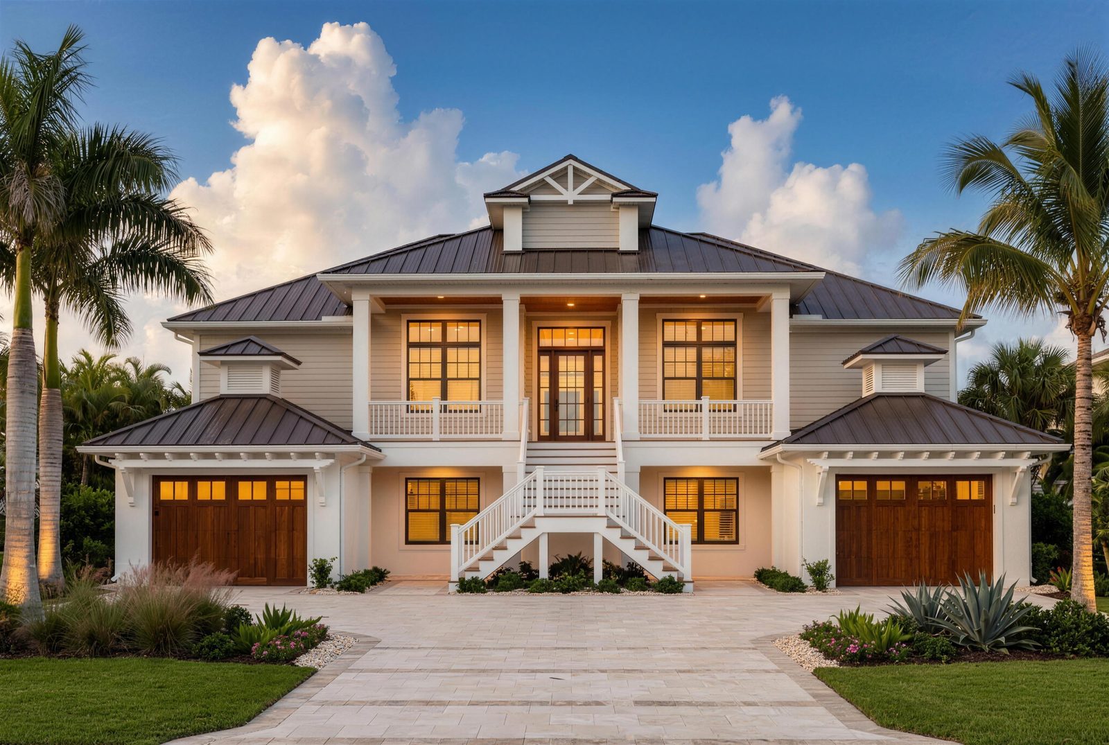 Elevated Key West concept for Florida barrier islands.