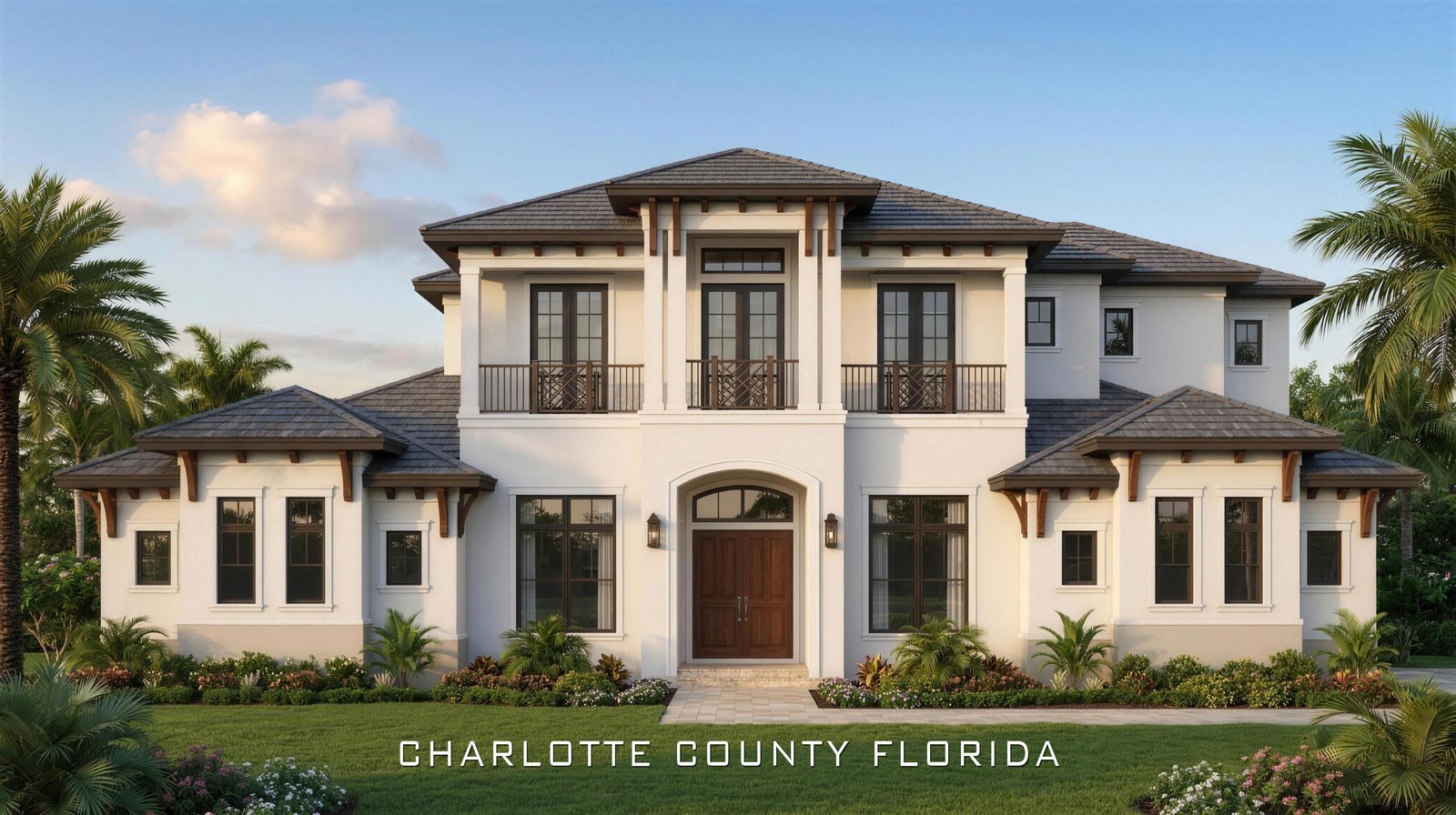 Custom home in Charlotte County.
