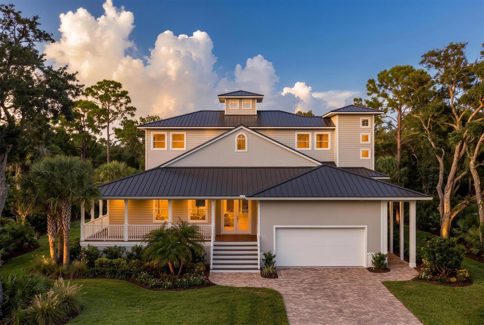 Second-floor addition in Sarasota County. 1,515 sq ft added.